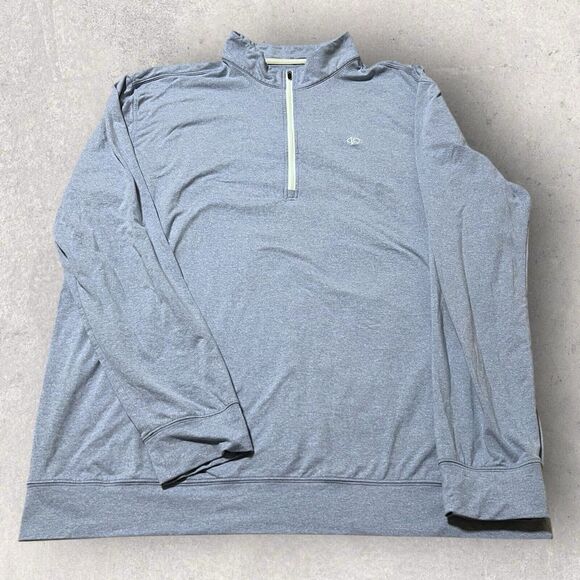 Other - Straight Down Sweater Men XXL Blue 1/4 Zip Mock Neck Casual Classiccore‎ Comfort